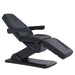 DSSE Eros Treatment Bed Black Reclined Front Side View