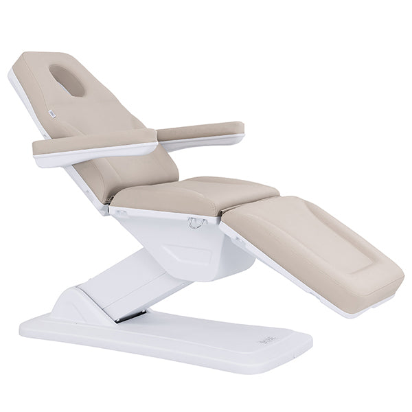 DSSE Eros Treatment Bed Latte Face Hole Front Side View