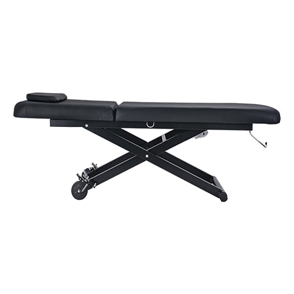 DSSE Estia 1 Motor Beauty Bed Black Flat Position Side View