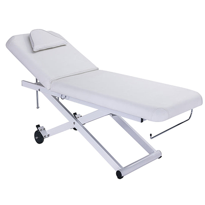 DSSE Estia 1 Motor Beauty Bed White Front Side View