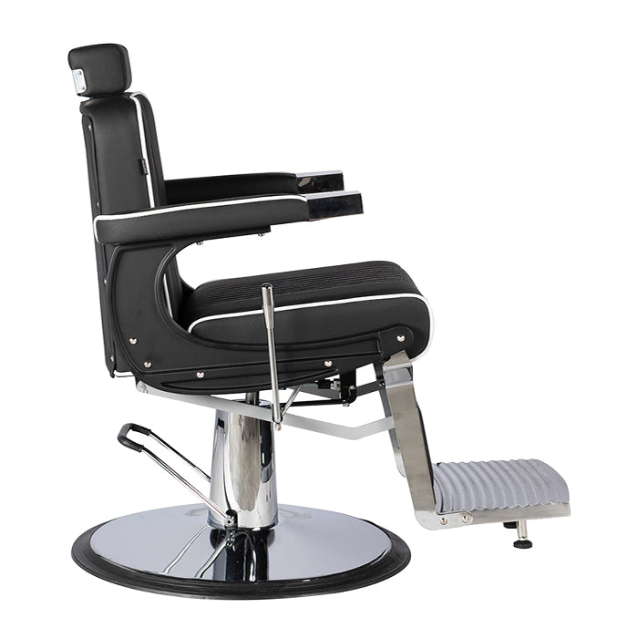 DSSE Gagliano Barber Chair Black Side View
