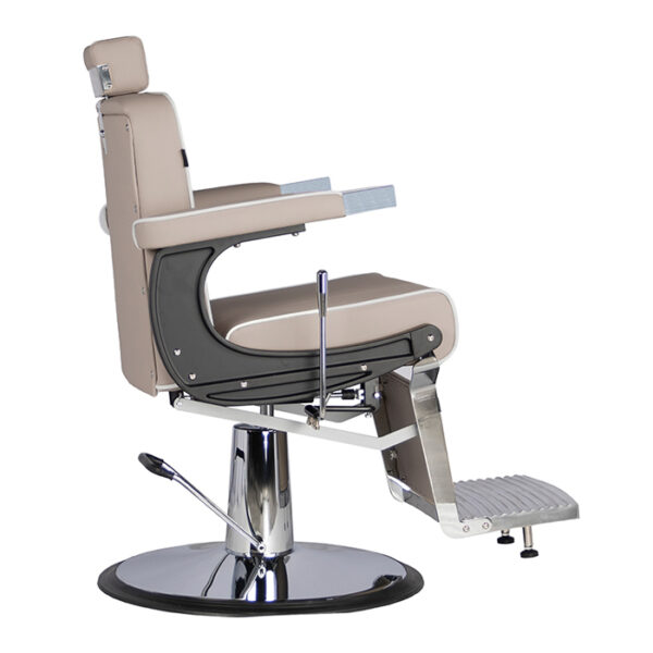 DSSE Gagliano Barber Chair Latte Side View