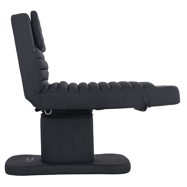 DSSE Gaia Lash Bed Black Foot Rest Extended Side View