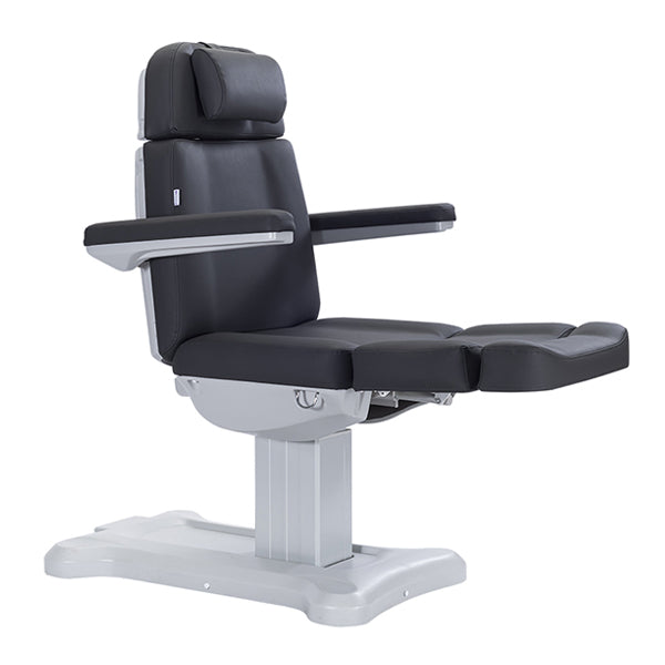 DSSE Hedera Treatment Bed Black Foot Rest Extended Side View