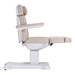 DSSE Hedera Treatment Bed Latte Foot Rest Extended Side View