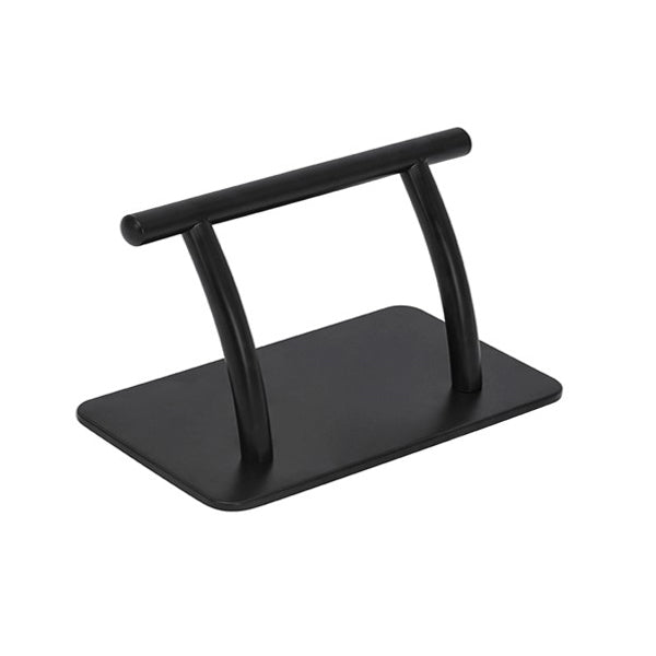 DSSE Hermes Footrest Black Front Side View