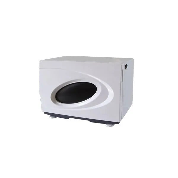 DSSE Hot Towel Cabinet Mini Front Side View