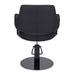 DSSE Lucy Salon Styling Chair Black Round Base Front Rear View