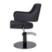 DSSE Lucy Salon Styling Chair Black Round Base Side View