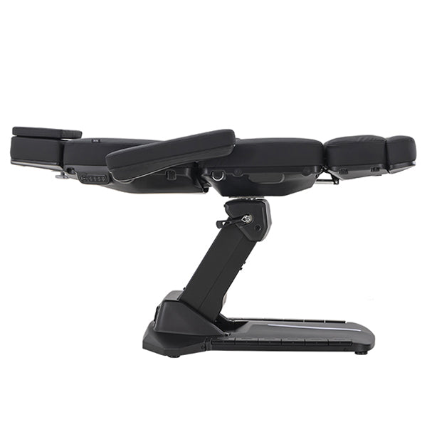 DSSE Lumina Treatment Bed Black Flat Position Side View