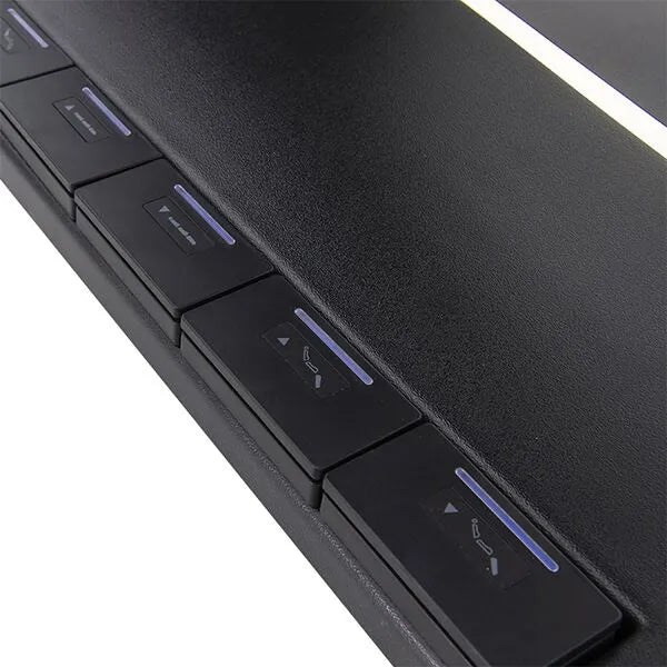 DSSE Lumina Treatment Bed Black Foot Controller View