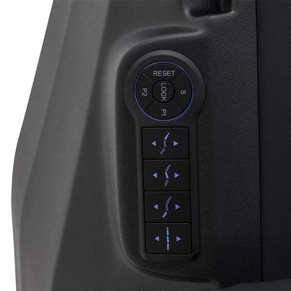 DSSE Lumina Treatment Bed Black Inbuilt Controller View