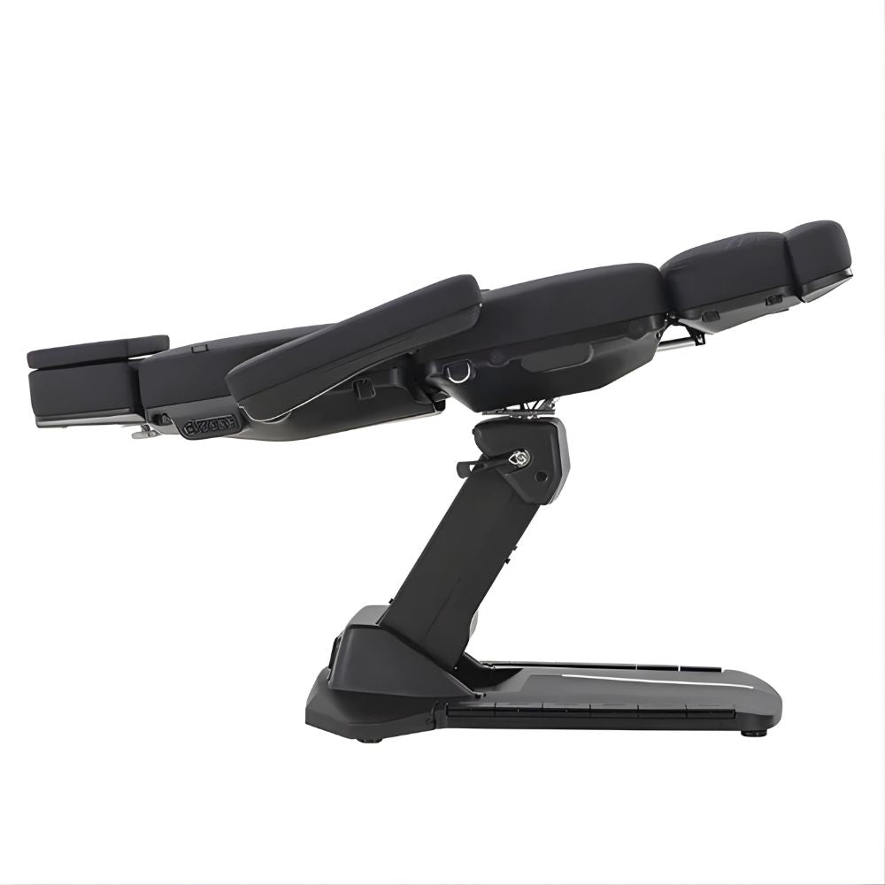 DSSE Lumina Treatment Bed Black Inclined Side View