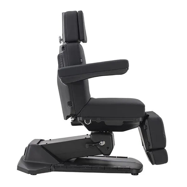 DSSE Lumina Treatment Bed Black Upright Side View