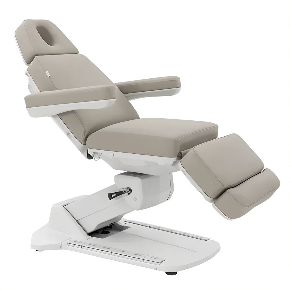 DSSE Lumina Treatment Bed Latte Face Hole Front Side View