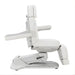 DSSE Lumina Treatment Bed White Adjustable Armrest Side View