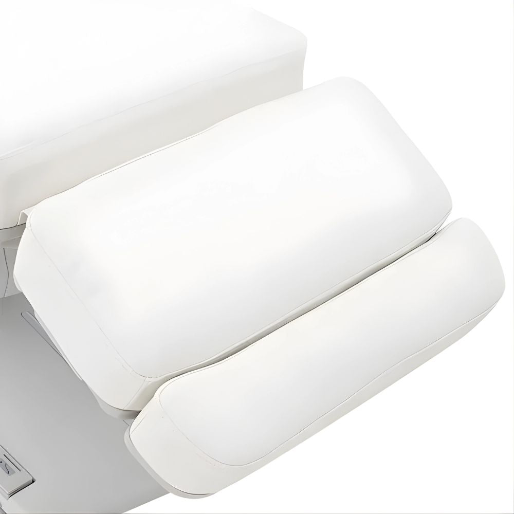 DSSE Lumina Treatment Bed White Adjustable Footrest