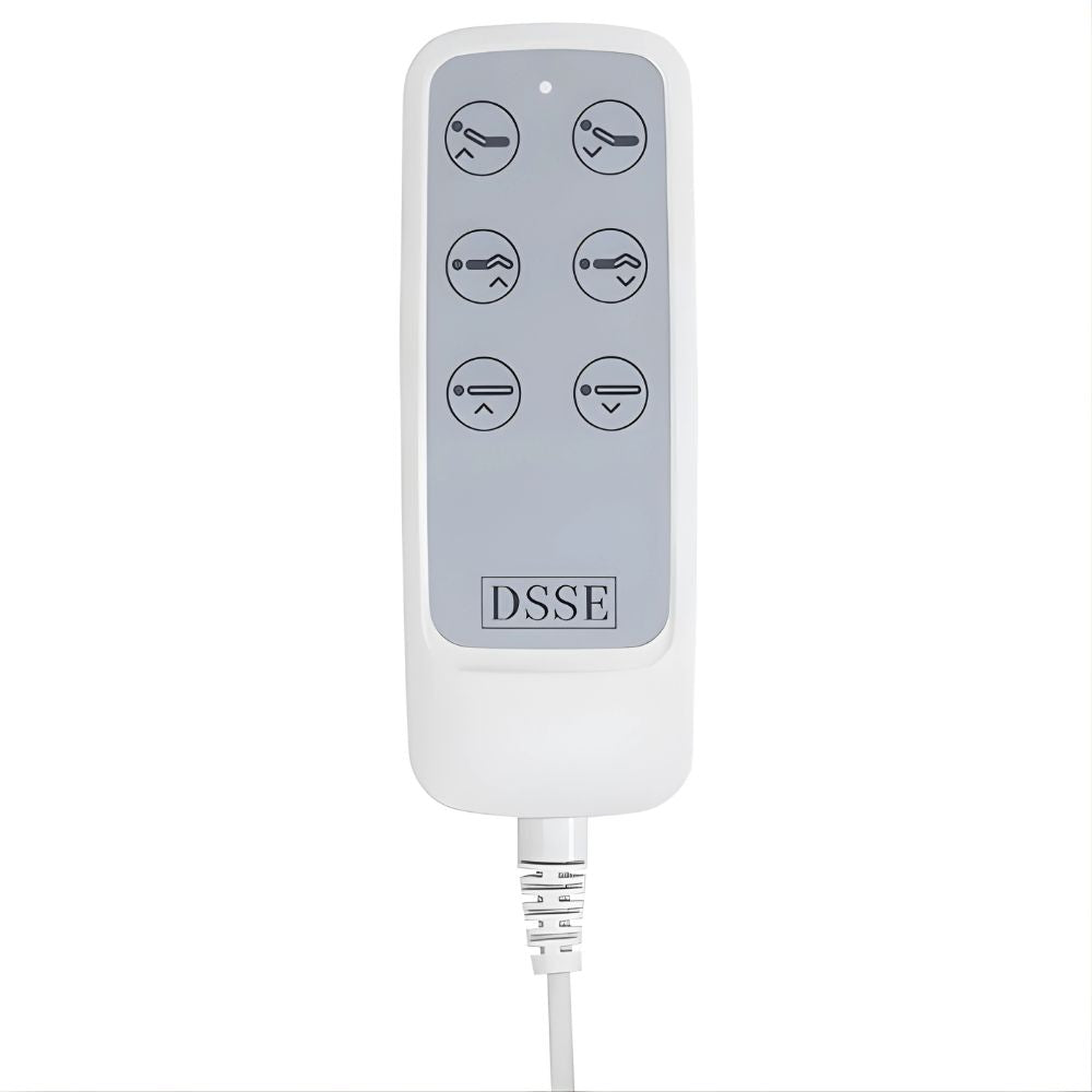 DSSE Lyra Lash Bed White Hand Held Remote Control