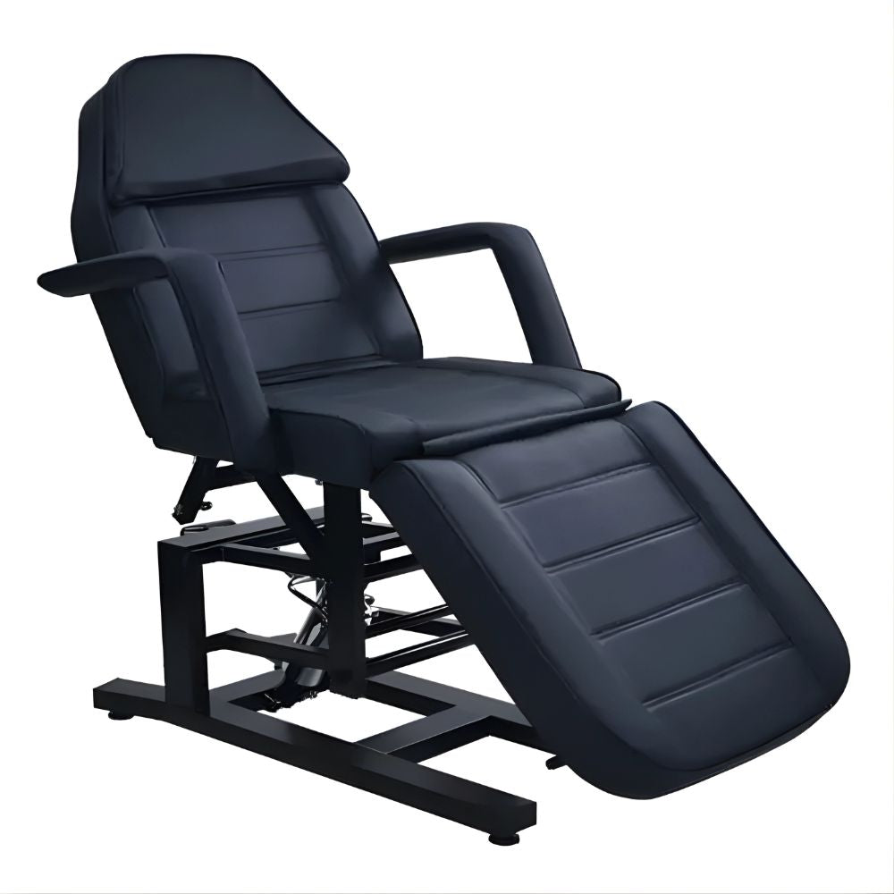 DSSE Mia Hydraulic Beauty Bed Black Front Side View