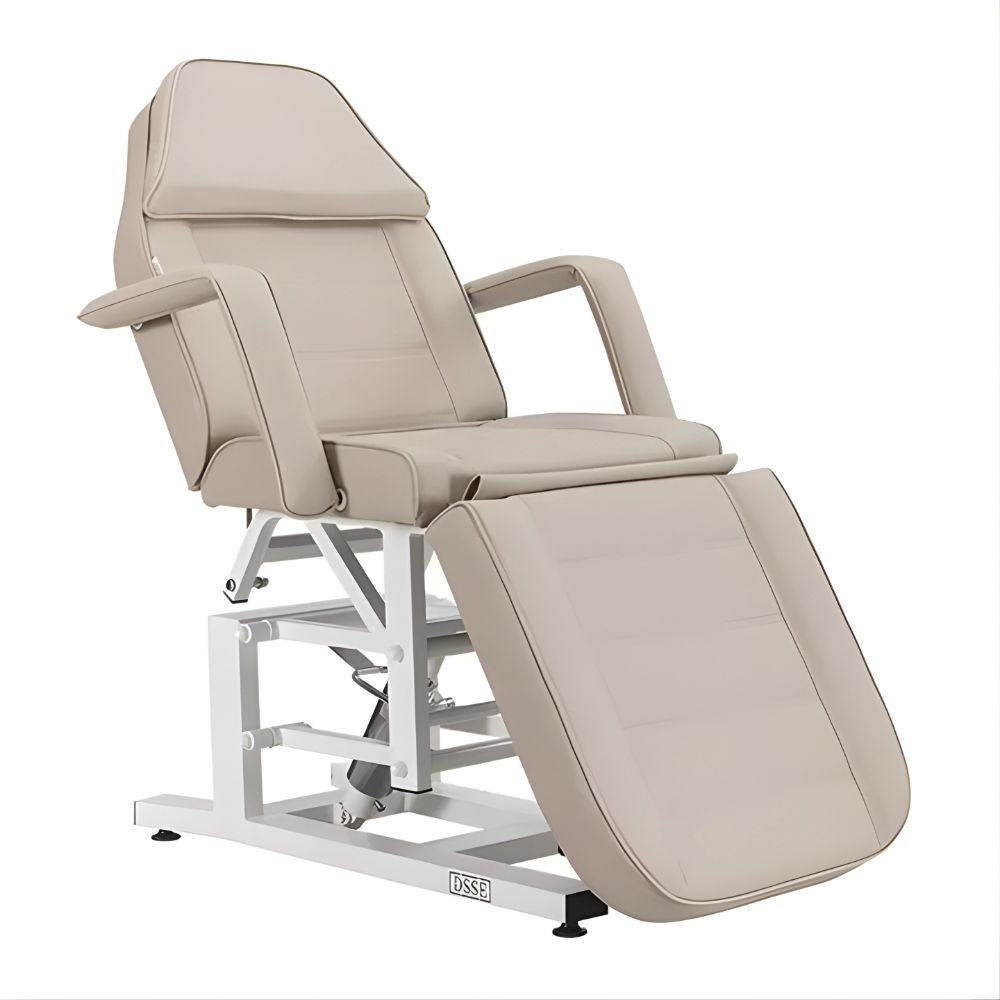 DSSE Mia Hydraulic Beauty Bed Latte Front Side View