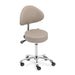 DSSE Mitra Round Medi With Tilt Stool Latte Front Side View