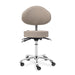 DSSE Mitra Round Medi With Tilt Stool Latte Front View