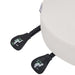 DSSE Mitra Round Medi With Tilt Stool White Adjustment Levers View