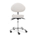 DSSE Mitra Round Medi With Tilt Stool White Front View