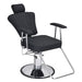 DSSE Monte Carlo S90 Brow And Makeup Chair Black Front Side View