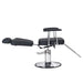 DSSE Monte Carlo S90 Brow And Makeup Chair Black Reclined Side View
