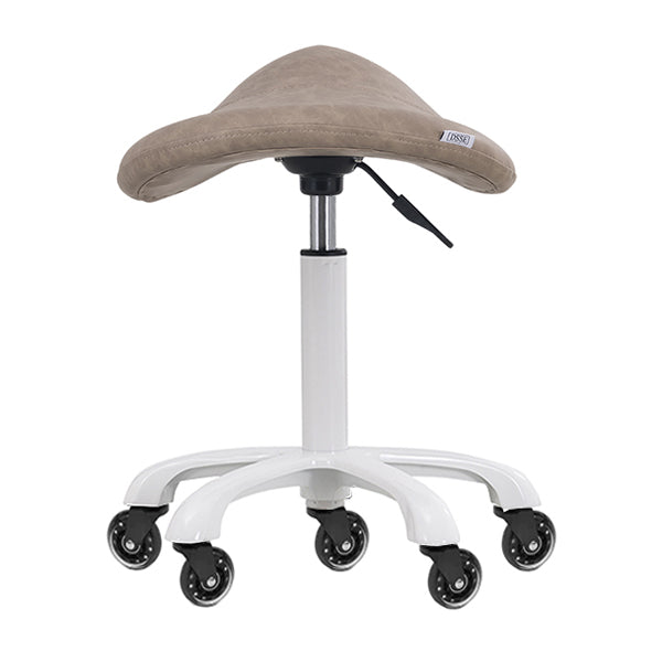 DSSE Myro Medi Saddle Stool Taupe Rear View