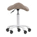 DSSE Myro Medi Saddle Stool Taupe Side View