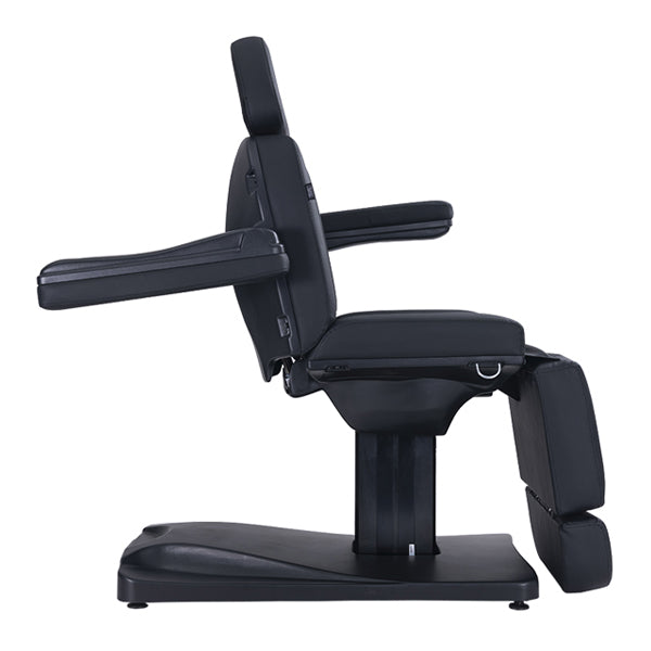 DSSE Octavia Treatment Bed Black Arm Rest Rotated Side View