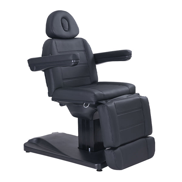 DSSE Octavia Treatment Bed Black Upright Front Side View