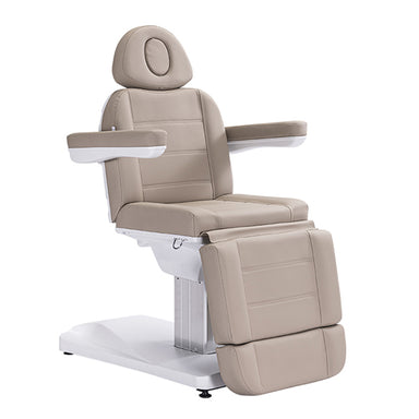 DSSE Octavia Treatment Bed Latte Upright Front Side View