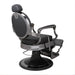 DSSE Onyx Barber Chair Black Rear Side View