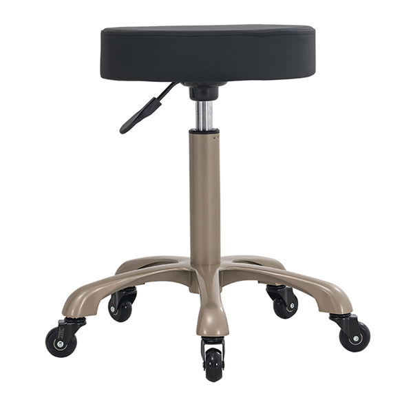 DSSE Orbis Salon Stool Black Side View
