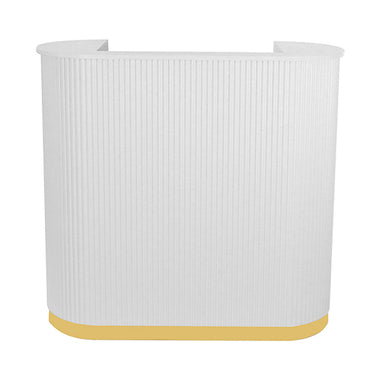 DSSE Pallas 1200 Reception Desk White Front View