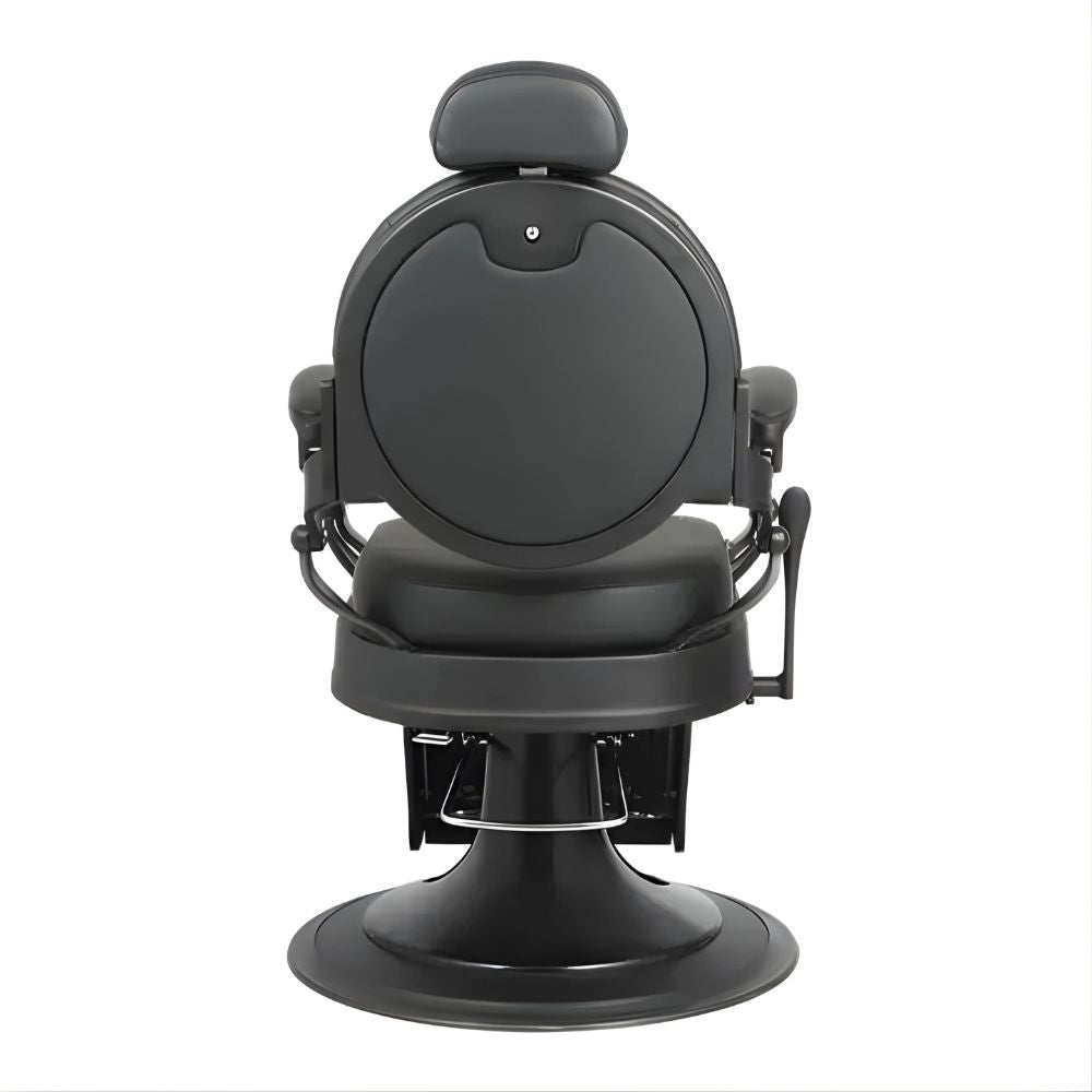 DSSE Phantom Barber Chair Black Rear View