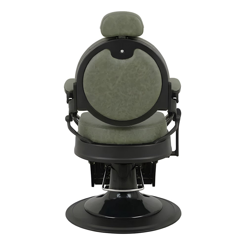 DSSE Phantom Barber Chair Olive Mist Rear View