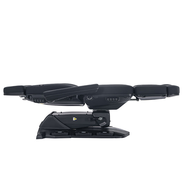 DSSE Quattro IV Beauty Bed Black Lowered Flat Position Side View