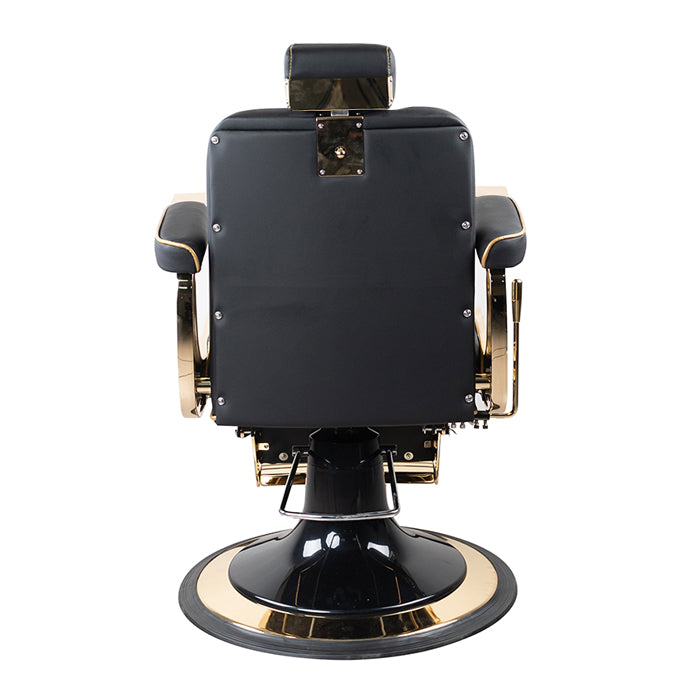 DSSE Regal Barber Chair Black Rear View