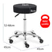 DSSE Round Medi Stool Black Dimensions