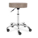 DSSE Round Medi Stool Taupe Side View