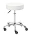 DSSE Round Medi Stool White Front View