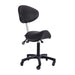 DSSE Saddle Medi S2 With Tilt Stool Black Extended Front Side View