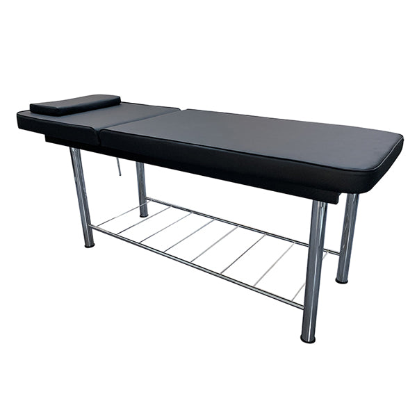 DSSE Serenity Massage Table Black Front Side View