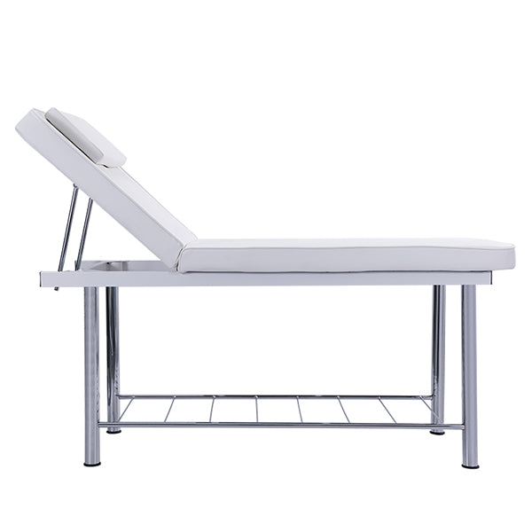 DSSE Serenity Massage Table White 45 Degrees Side View