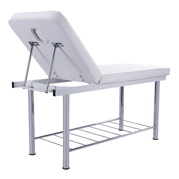 DSSE Serenity Massage Table White Rear Side View