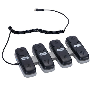 DSSE Slimline 3000 Foot Control 4 Motor Black Top View